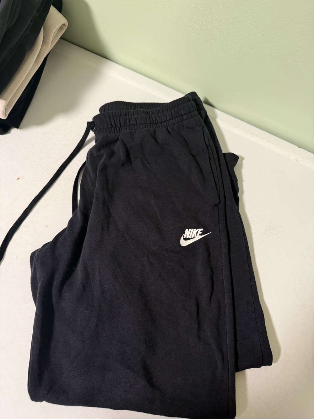 Nike Black Fleece Jogger Pants Size M